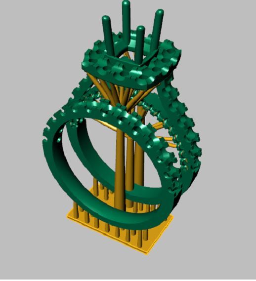 Mẫu 3D Nhẫn Nữ BN_00000_nhan nu mat vuong dai trai tim