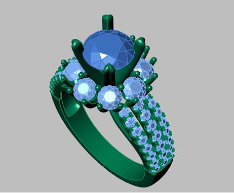 Mẫu 3D Nhẫn Nữ HPJ_Nu_Hot (205)