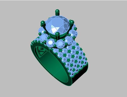 Mẫu 3D Nhẫn Nữ HPJ_Nu_Hot (246)