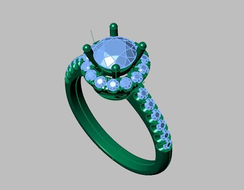 Mẫu 3D Nhẫn Nữ HPJ_Nu_Hot (304)