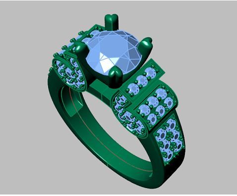 Mẫu 3D Nhẫn Nữ HPJ_Nu_Hot (309)