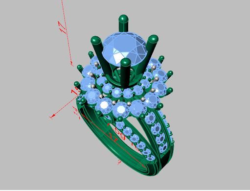 Mẫu 3D Nhẫn Nữ HPJ_RW_000046