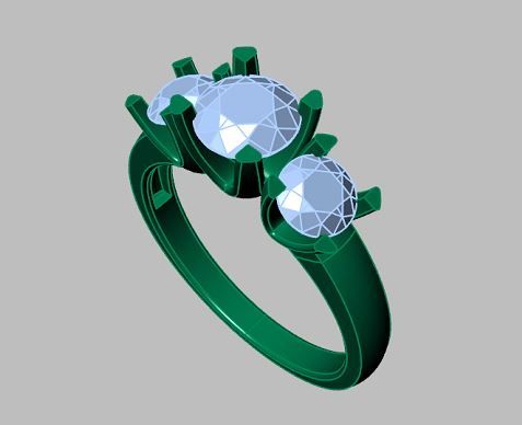 Mẫu 3D Nhẫn Nữ HPJ_RW_000086_BN_000250 ni 15