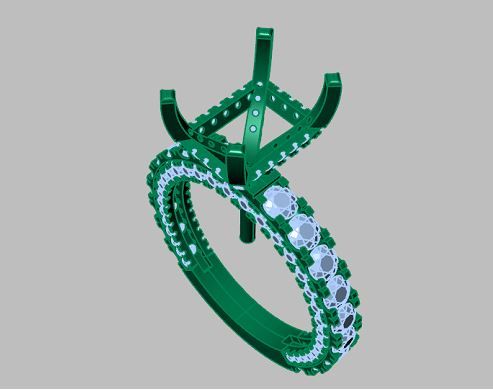 Mẫu 3D Nhẫn Nữ HPJ_RW_000093