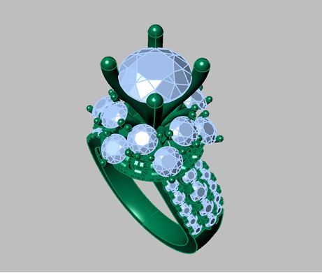 Mẫu 3D Nhẫn Nữ HPJ_RW_000096
