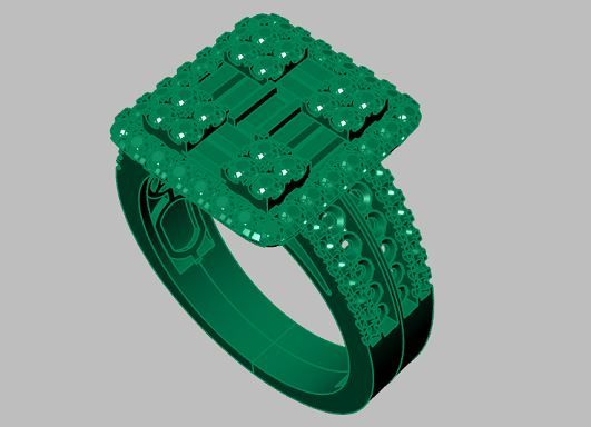 Mẫu 3D Nhẫn Nữ HPJ_RW_00009 ni 12