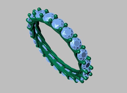 Mẫu 3D Nhẫn Nữ HPJ_RW_000105