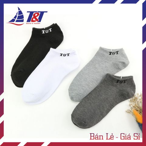 (Combo 5 đôi) Tất cổ ngắn T&T - T&T Socks (9014)