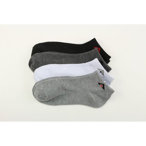 (combo 5 đôi) Tất cổ ngắn nam logo trơn (201) - T&T Socks