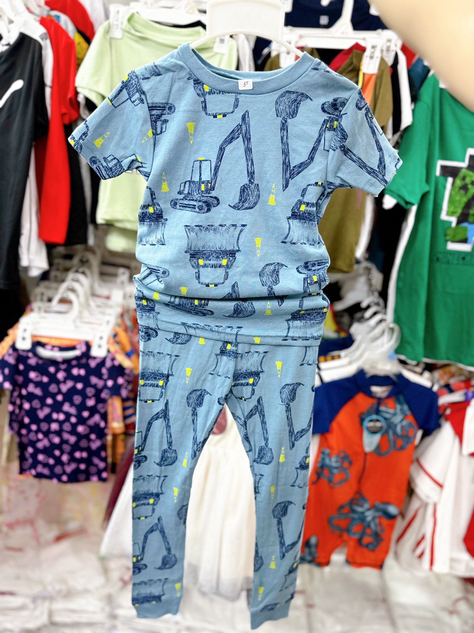 6-17kg; 28-30kg Set 2 đồ bộ tay ngắn quần dài cho bé trai-S2b02T