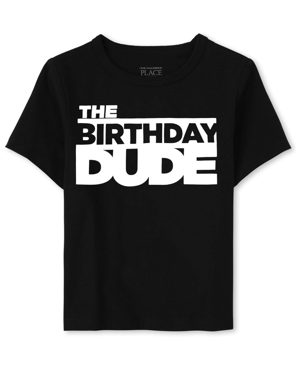 14-58kg XS-XXL Áo thun tay ngắn bé trai PL- Đen Birthday Dude AT32