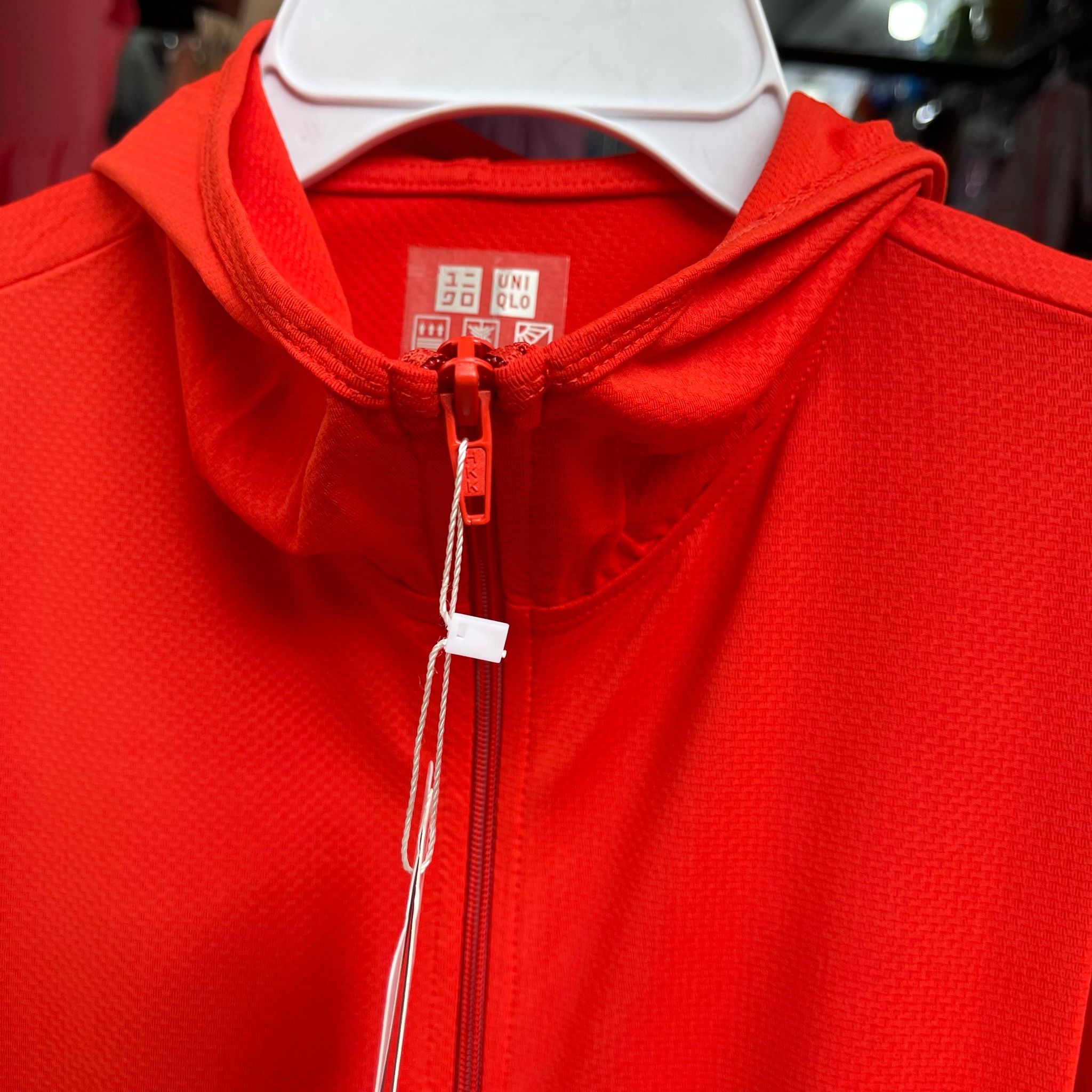 L-XL-XXL Áo khoác chống nắng người lớn cho nữ Uni- Đỏ cam ACN