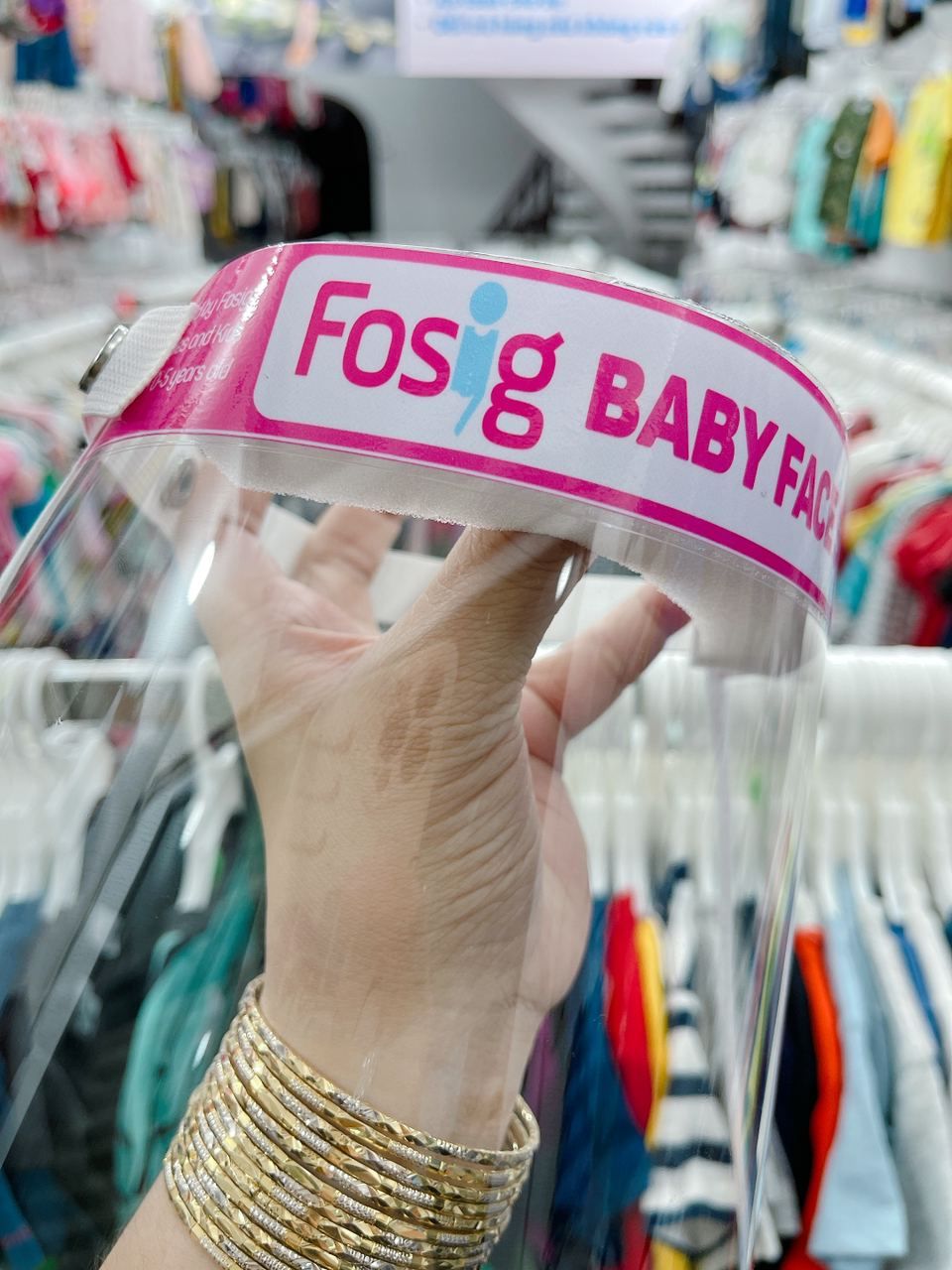 0-36M Kính chắn giọt bắn cho bé gái