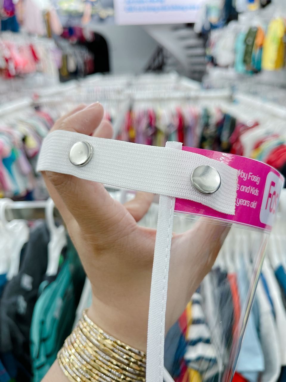 0-36M Kính chắn giọt bắn cho bé gái