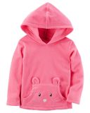  [17-18kg] Áo Khoác Hoodie Nỉ Bé Gái Cter - Hồng Chuột 