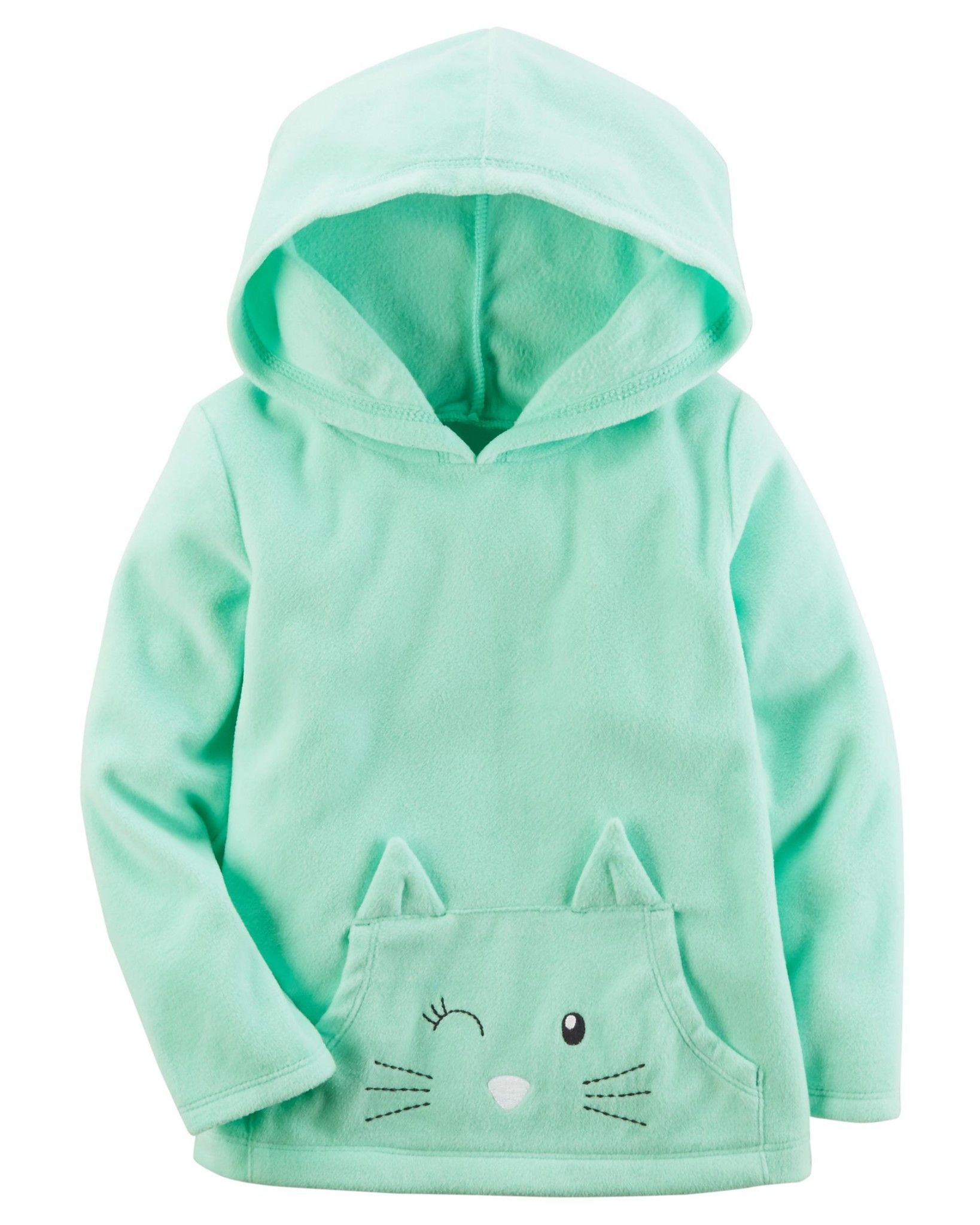  [3-9m; 14-15kg ; 17-22kg] Áo Khoác Hoodie Nỉ Cter -  Xanh Ngọc Chuột 