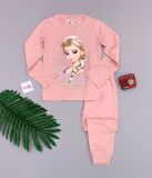  [16-17kg, 30-34kg] Đồ Bộ Cotton H&M [Girl] - Hồng Elsa 