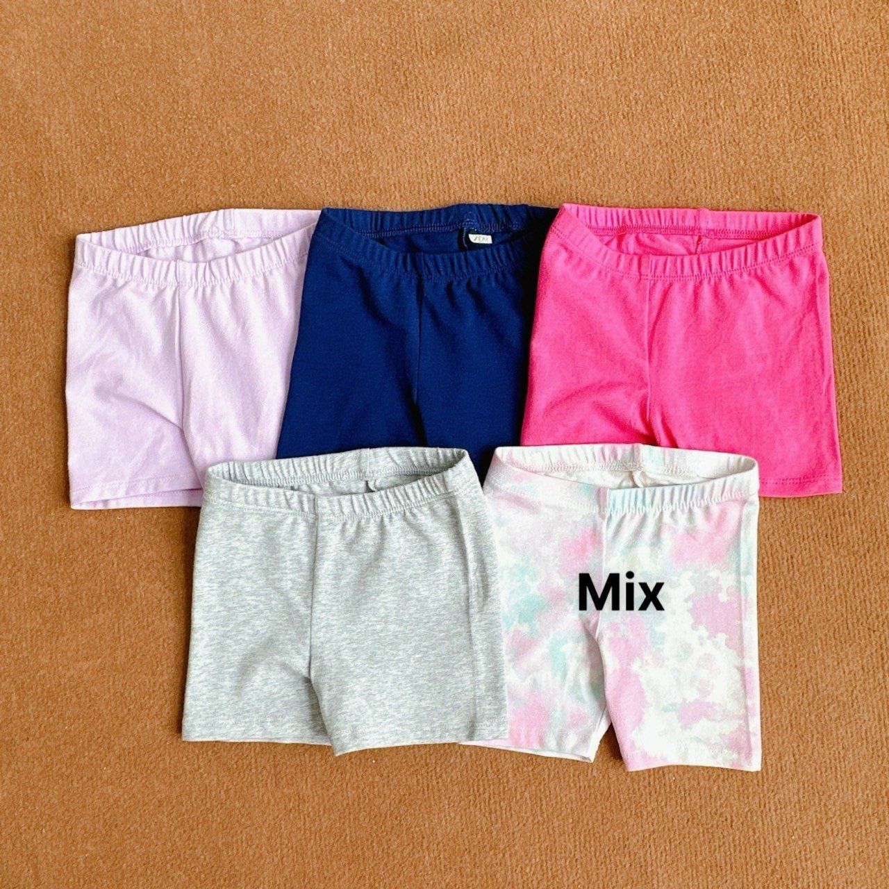 8-16kg Set 3 Quần thun legging lửng CJ cho Bé Gái- Set ngẫu nhiên