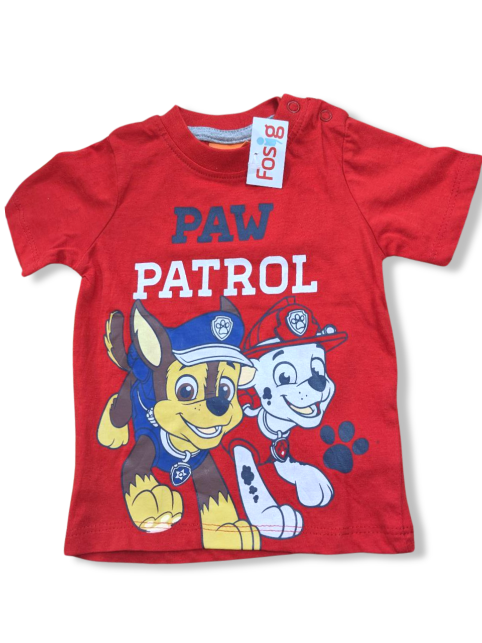  [3-6m] Áo Thun Tay Ngắn Sơ Sinh Bé Trai Nick Jr - Đỏ Paw Patrol 