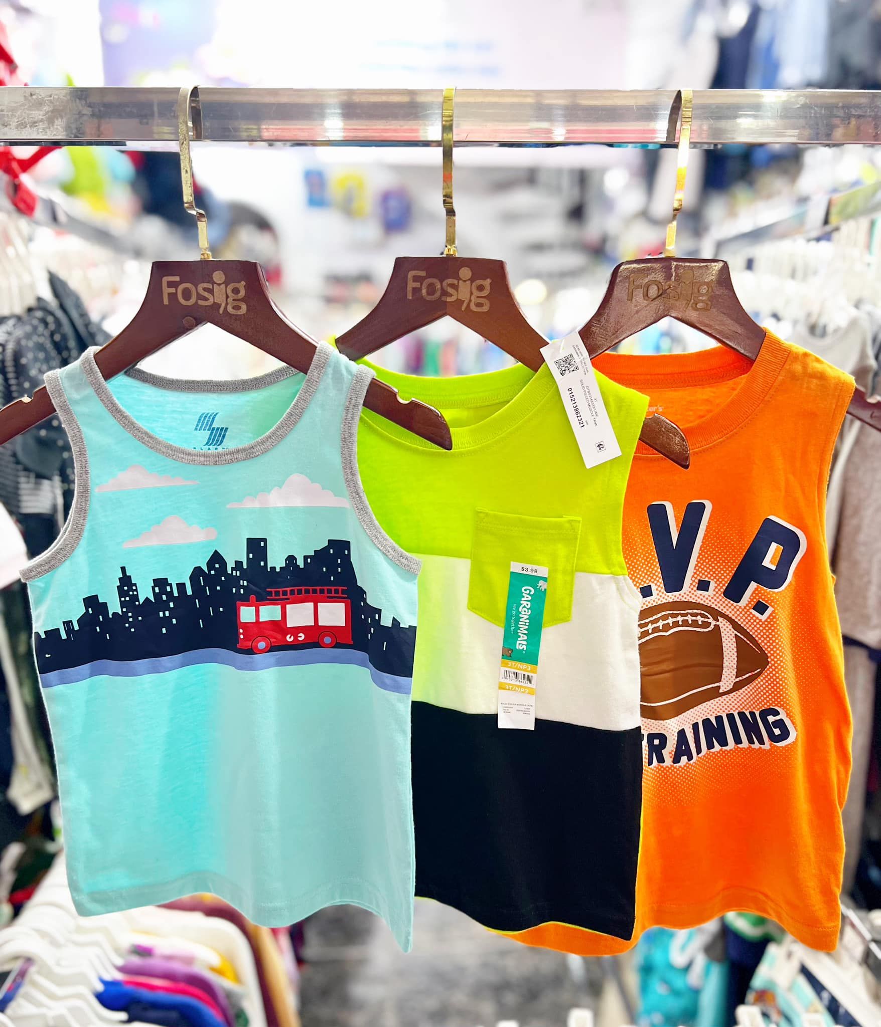 11-16kg Set 3 Áo Thun 3 lỗ thoán mát cho bé trai- Nhiều hãng, giao ngẫu nhiên S3A01