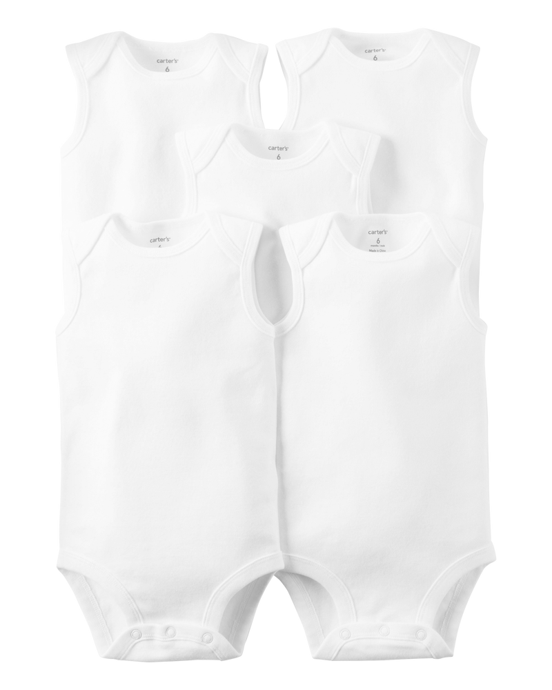 4-13kg; 12m-24m Bodysuit Tay Ngắn Bé Trai Cter - Trắng 3L