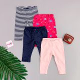  [3m-9m] Set 4 Quần Legging Bé Gái - Combo ngẫu nhiên 