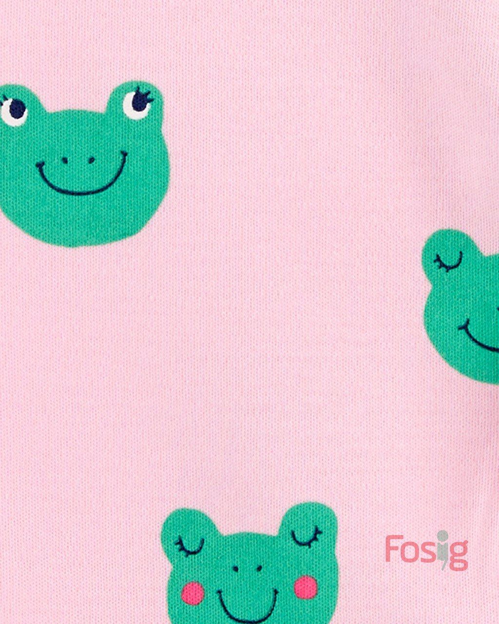 Sleepsuit Bé Gái Carter's - Hồng/Ếch