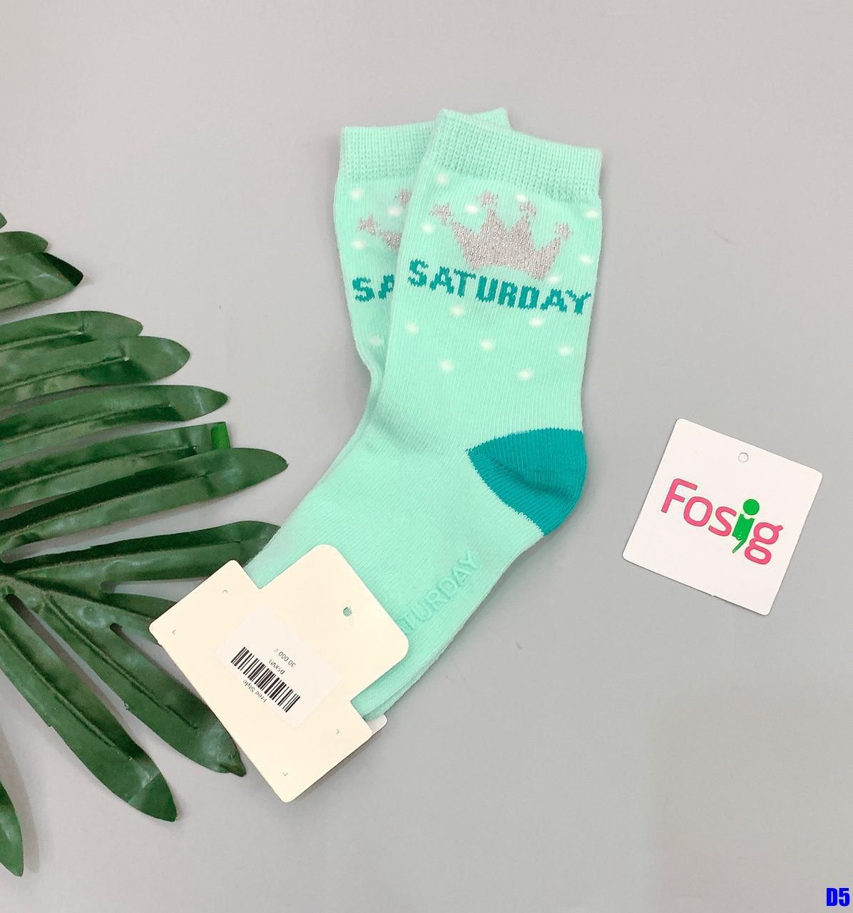 Vớ Cho Em Bé Gái BabyGp - Xanh Vương Miện