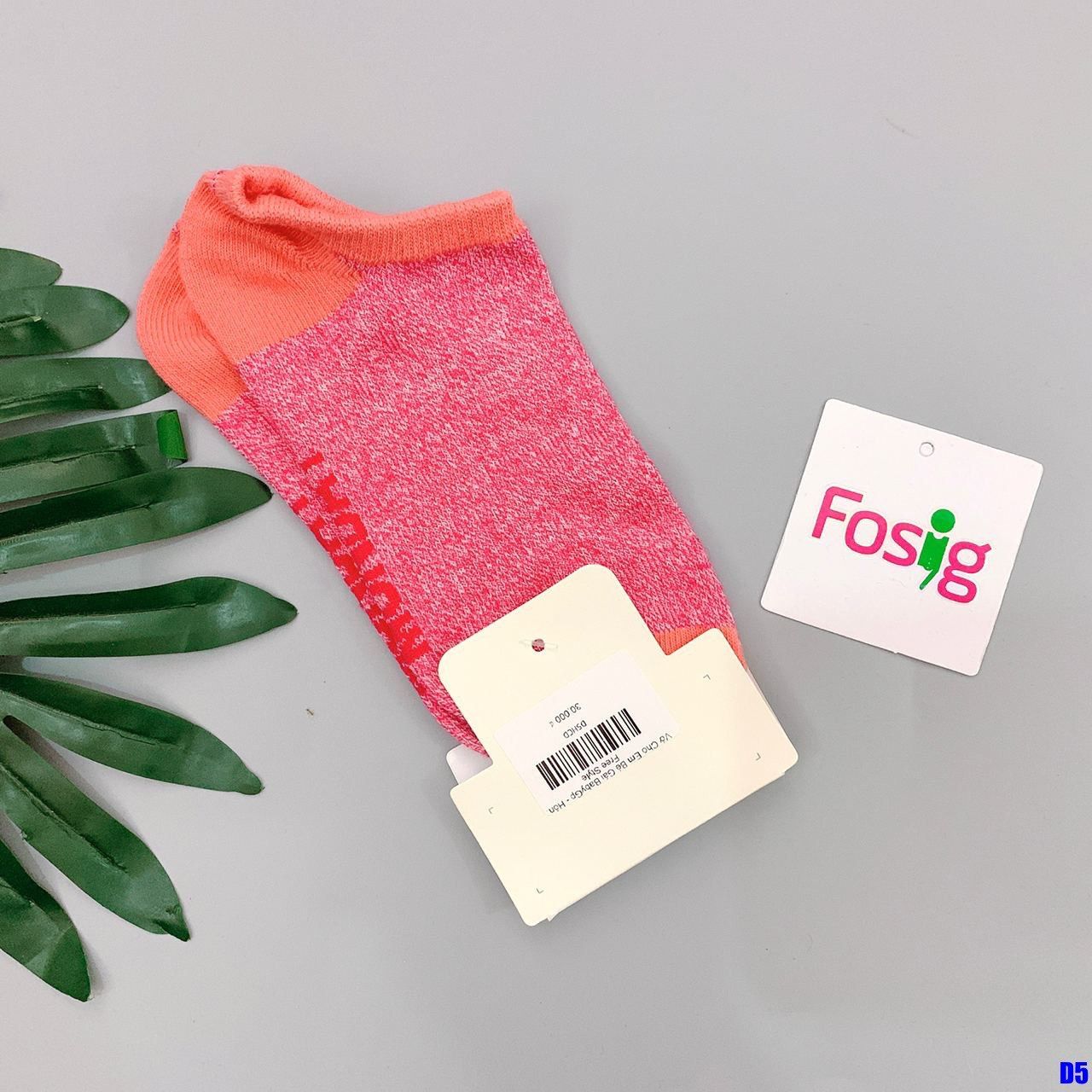Vớ Cho Em Bé Gái BabyGp - Hồng Chữ Đỏ