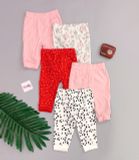  [0-6m; 18-24m] Set 5 Quần Dài Jogger Bé Gái Geo - Combo ngẫu nhiên 