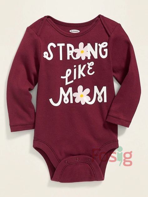  [0-18m] Bodysuit Tay Dài Bé Gái ON - Đỏ Đô Strong 