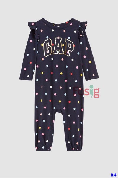  [0-6m] Romper Bé Gái GP - Navy GP Chấm 