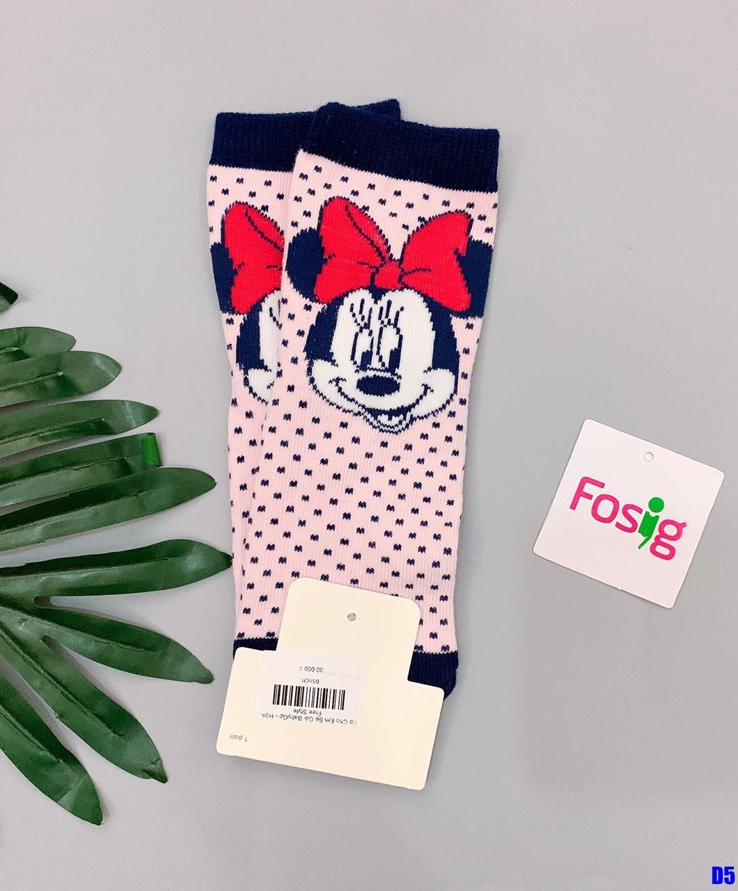 Vớ Cho Em Bé Gái BabyGp - Hồng Chấm Mickey