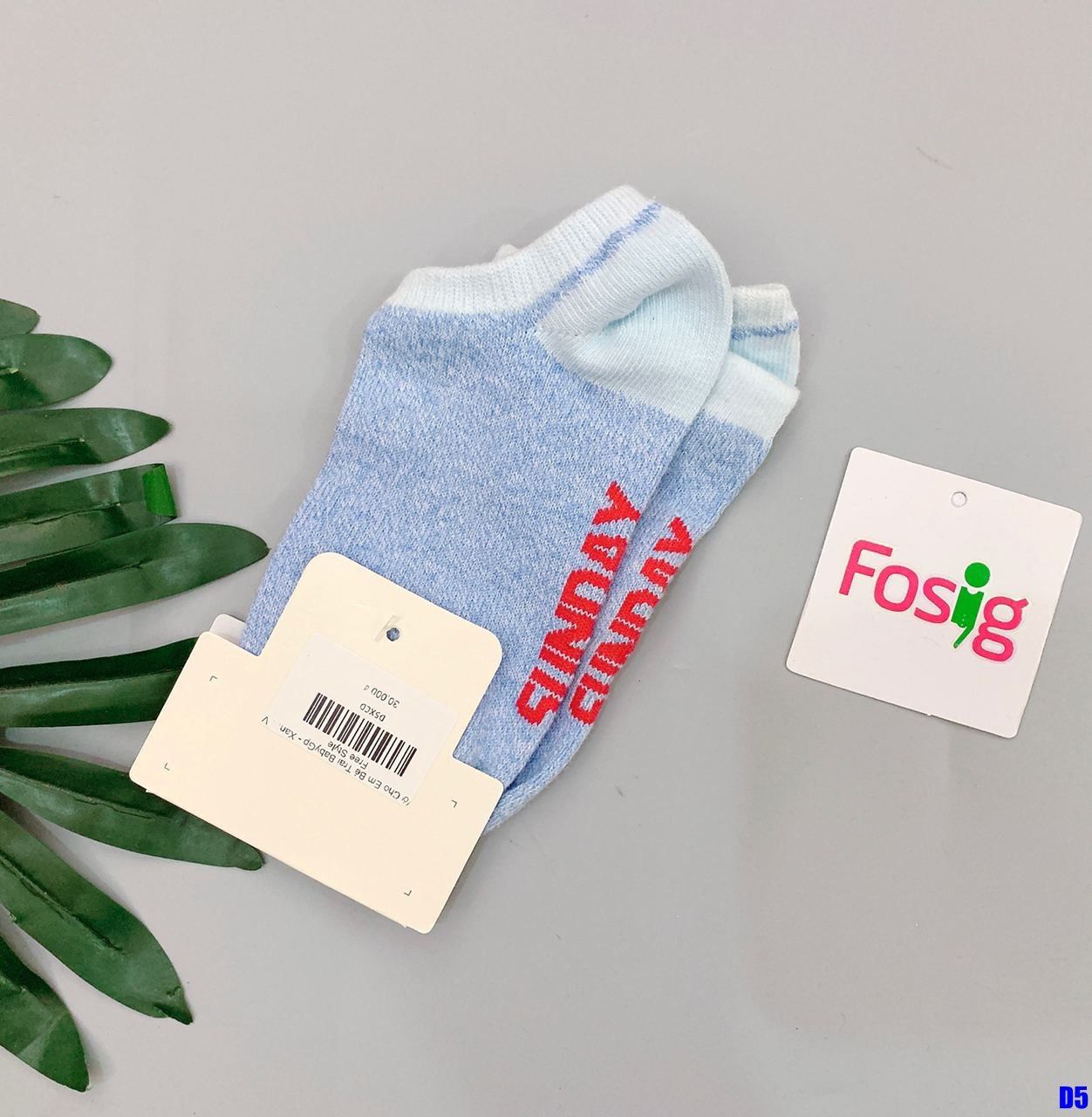 Vớ Cho Em Bé Trai BabyGp - Xanh Chữ Đỏ