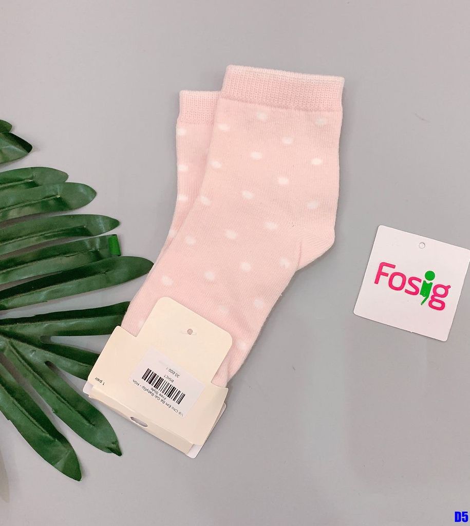 Vớ Cho Em Bé Gái BabyGp - Hồng Chấm Trắng