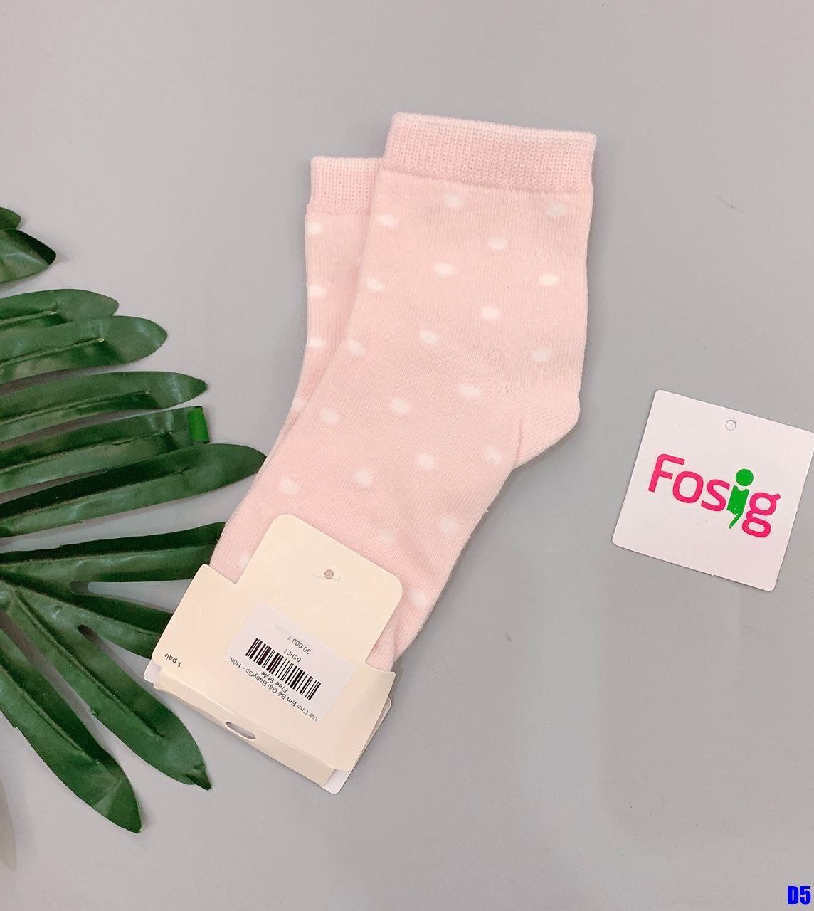 Vớ Cho Em Bé Gái BabyGp - Hồng Chấm Trắng