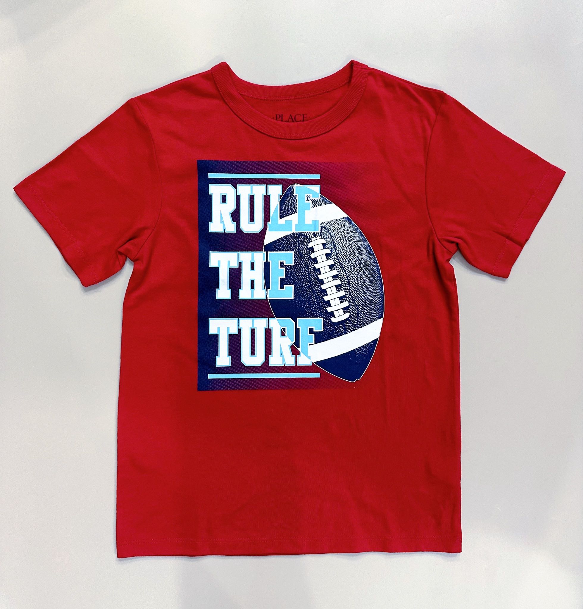 17-23kg S Áo thun tay ngắn bé trai PL- Đỏ Rule The.Turf AT32