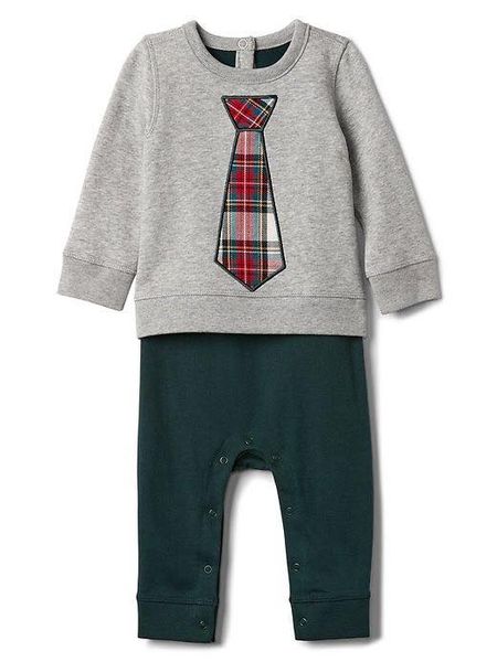  [7-8kg] Sleepsuit BaBy Gap Bé Trai -Xám Caravet 