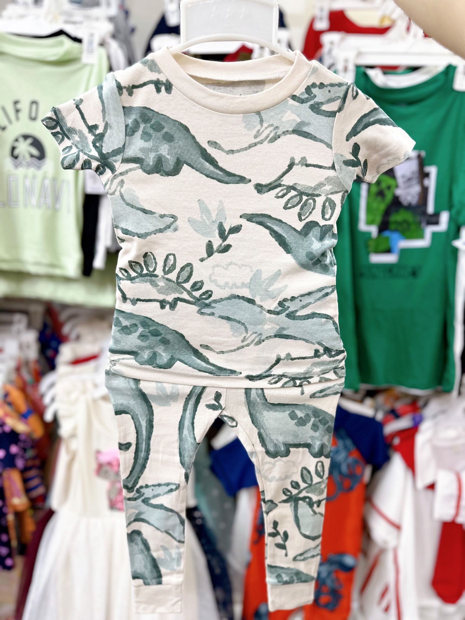 6-17kg; 28-30kg Set 2 đồ bộ tay ngắn quần dài cho bé trai-S2b02T