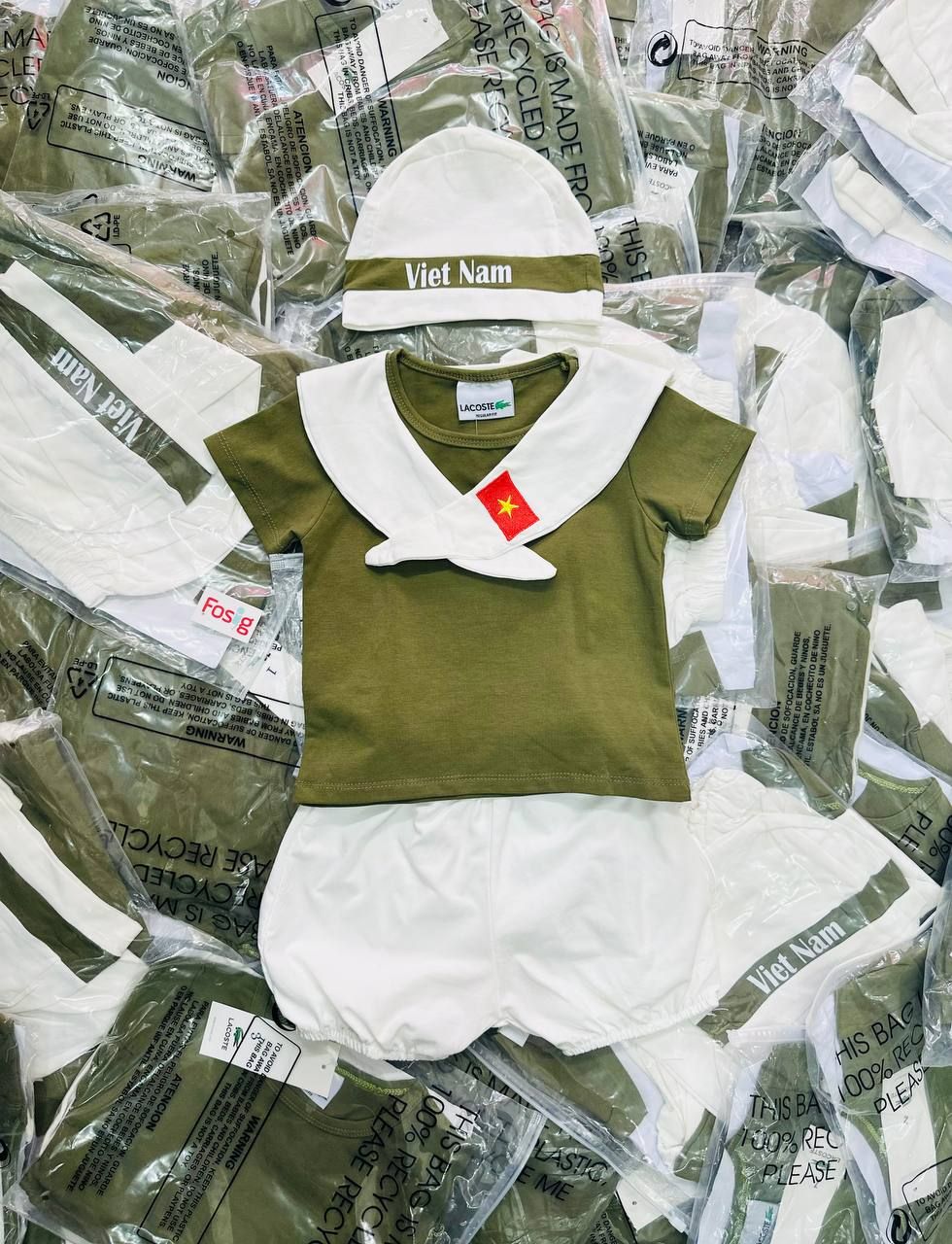 12-16kg 1-5T Bộ hải quân, bộ thủy thủ cho bé trai