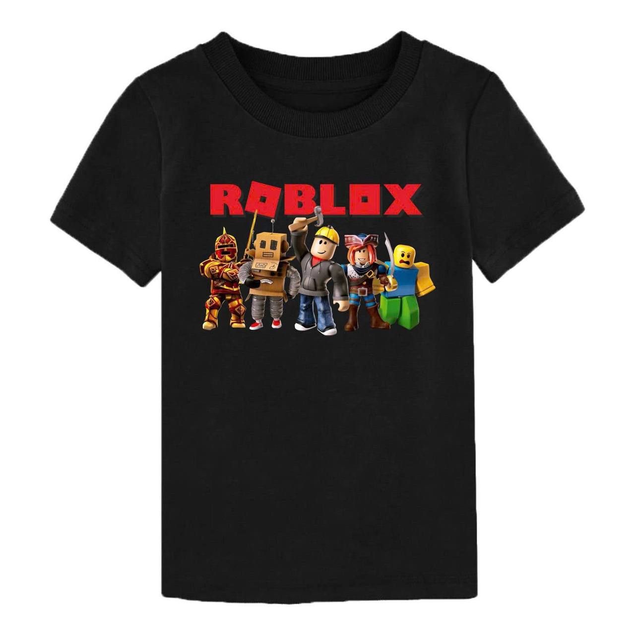 25-30kg; 35-45kg XS-2XL Set 3 áo ROBLOX, áo minecraft tay ngắn xịn. Tự tin, Cực ngầu- S3A17