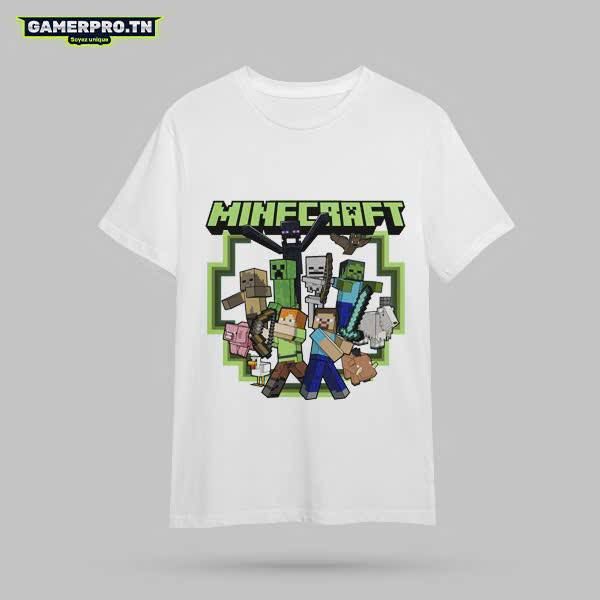 25-30kg; 35-45kg XS-2XL Set 3 áo ROBLOX, áo minecraft tay ngắn xịn. Tự tin, Cực ngầu- S3A17