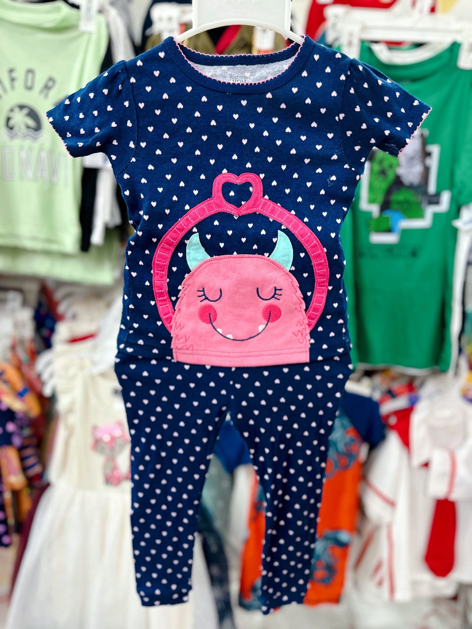 6-9kg; 14-15kg; 18-19kg Set 2 đồ bộ tay ngắn quần dài cho bé gái-S2b02G