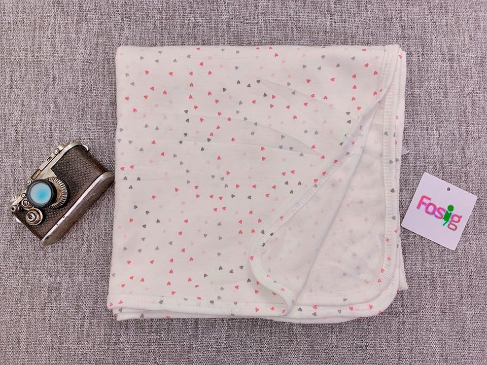 Khăn Quấn Carter's 29 - Trắng/Trái Tim