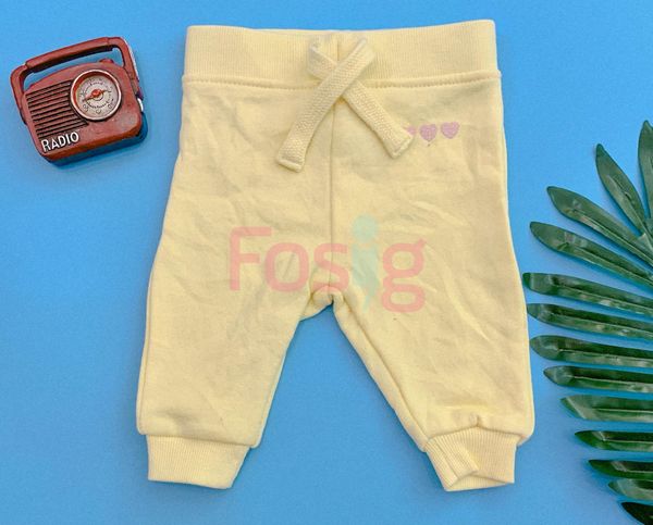  [3m-9m] Quần Jogger Primark 71 [Girl] - Vàng Nhạt 