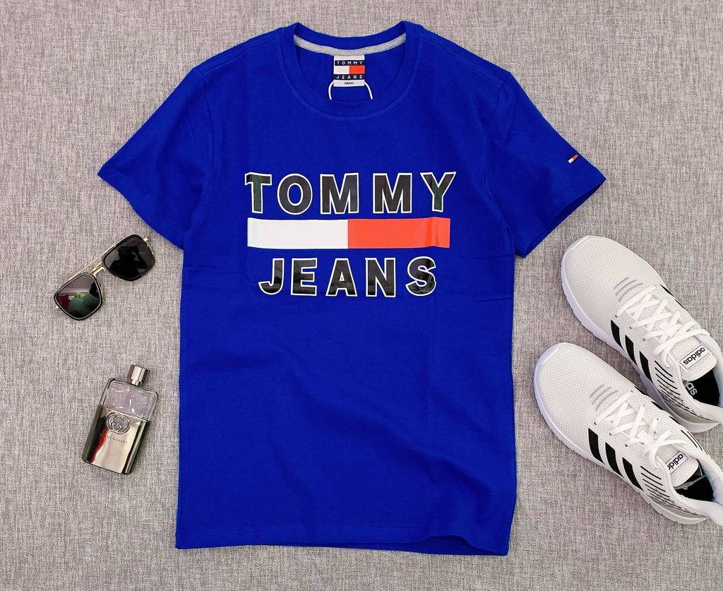  [S-M-L-XL ] Áo Thun Tommy Jeans - Xanh Dương 