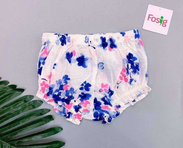  [3m-24m] Quần Bí Baby B'gosh [Girl] - Trắng Hoa Hồng Xanh 