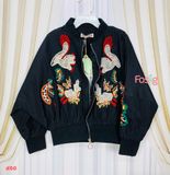  [15-32kg] Áo Khoác Dù Bomber  YYJ - Đen Họa Tiết 