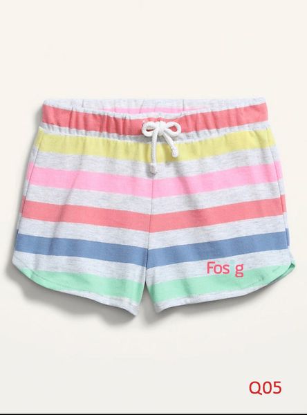  [10-12kg; 15-16kg] Quần Short Bé Gái ON - Xám Sọc Màu 