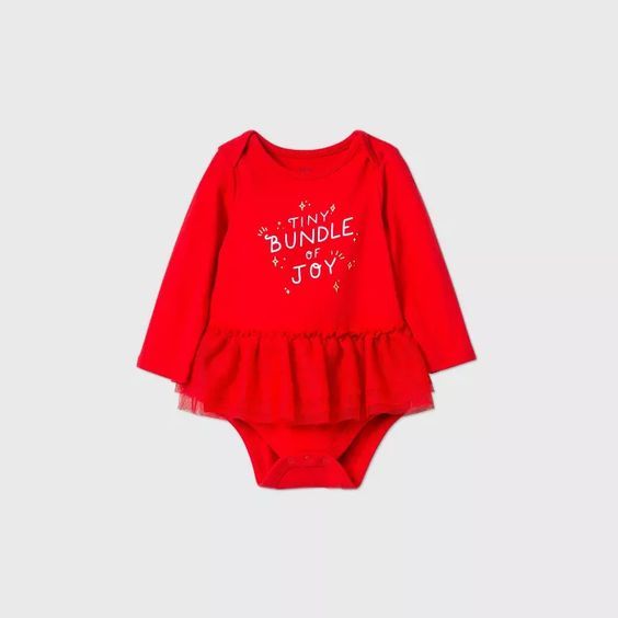  [12M] Romper Váy Bé Gái CJ - Đỏ Tiny 